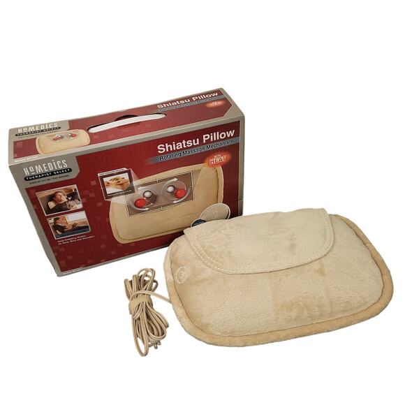 Homedics Therapist Select Shiatsu Kneading Neck & Lumbar Massaging Pillow NIB - Picture 1 of 11